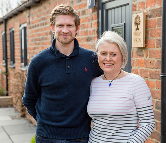 Claire & James, Owners of Thrush Nest Luxury Holiday Cottages (York)