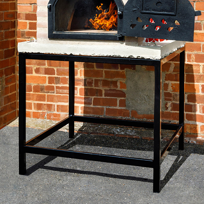 Cast Iron Pizza Oven Door With Glass, Table For Outdoor Pizza Oven
