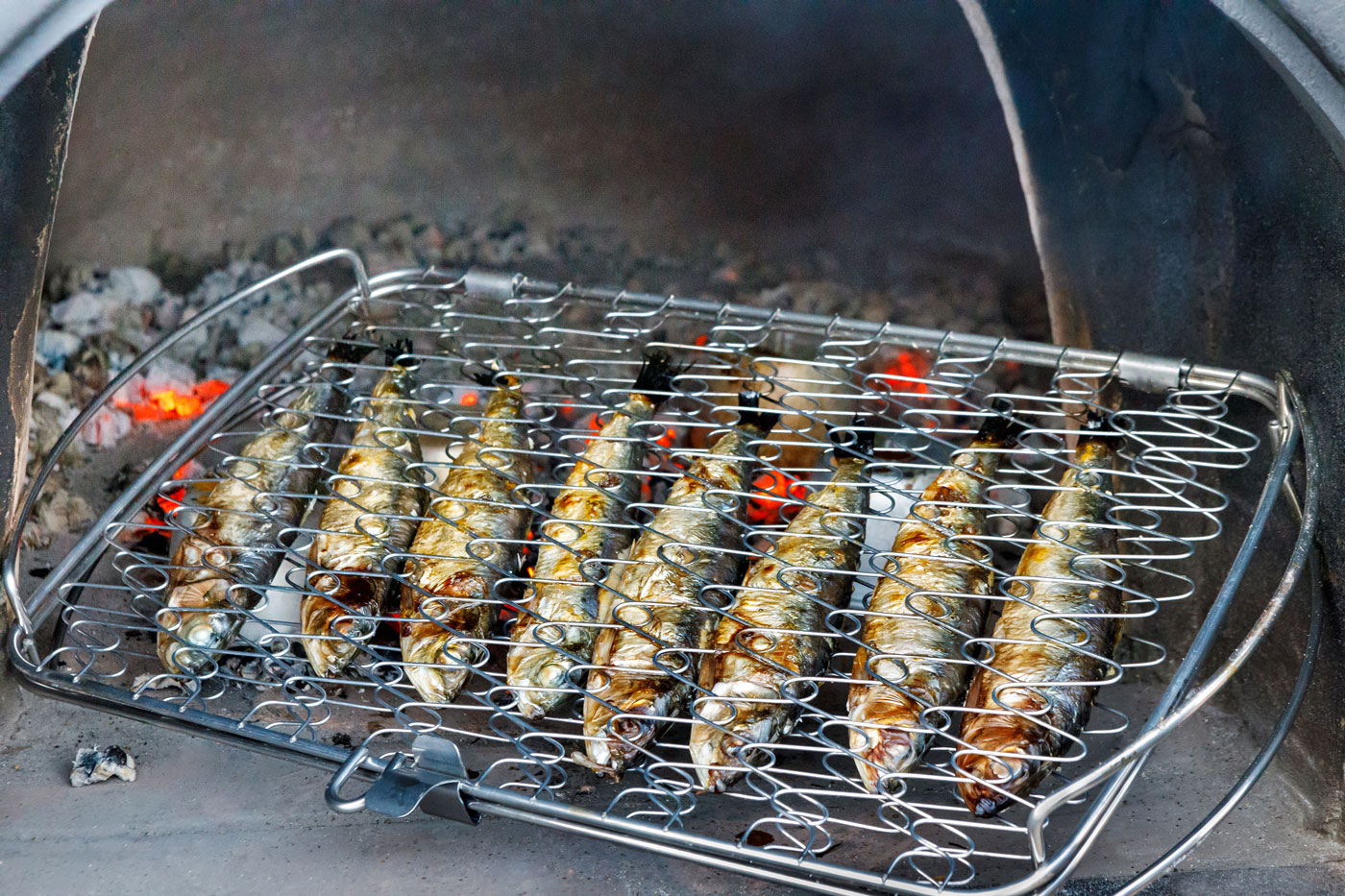 BBQ Sardines and Salsa Verde Recipe Fuego WoodFired Ovens