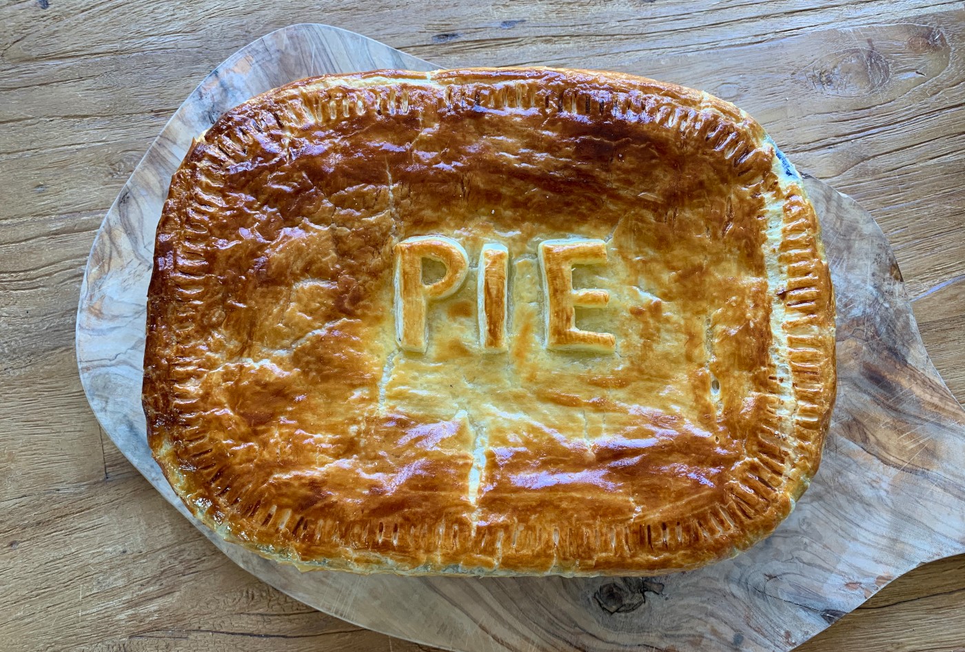 Roast Chicken Leek and Grain Mustard Pie Fuego WoodFired Ovens