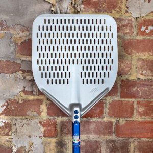 Gi Metal Azzurra Aluminium Perforated Pizza Peel 60cm