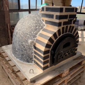 Fuego Black Mosaic 90 – Professional Clay Pizza Oven