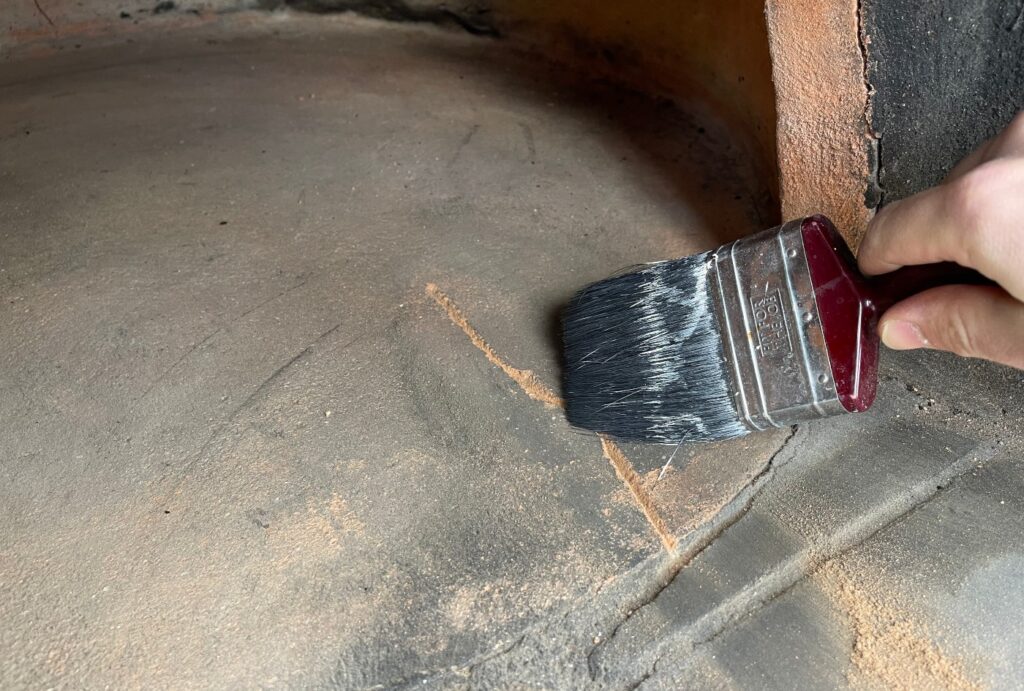 How to fix cracks in pizza oven Fuego Wood Fired Ovens