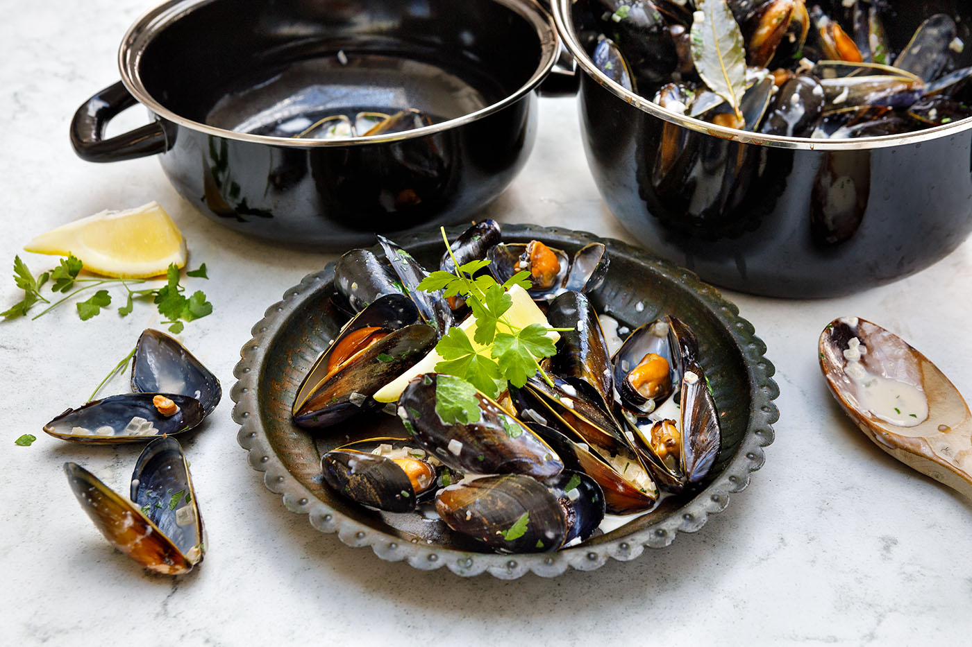 Moules Marinière Recipe | Fuego Wood Fired Ovens